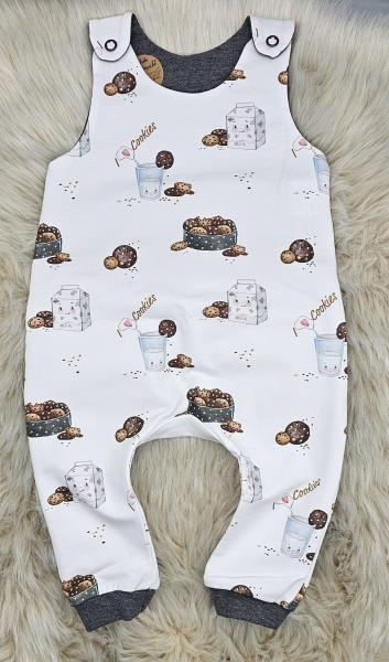 Handmade Strampler gr. 68 milk & cookie